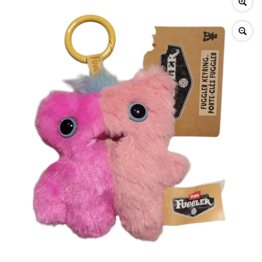 Fuggler Baby WIDE EYE SCREECH Pinkies Keyring by Zuru‎